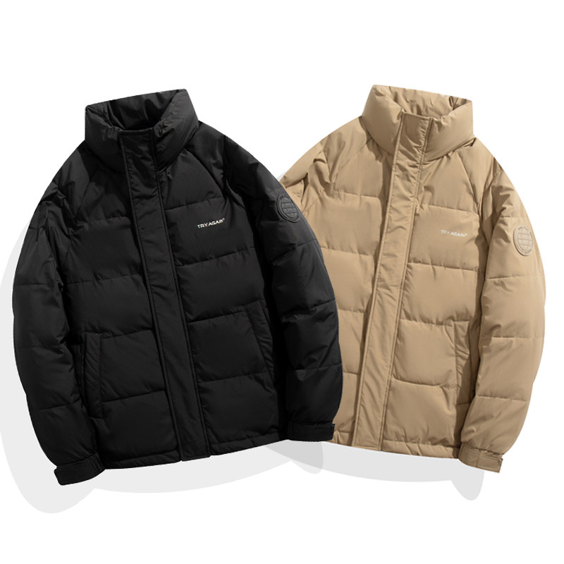 白底平铺2024冬季主推新款羽绒服男短款立领羽绒外套6803--P155,男装羽绒服,电商D238