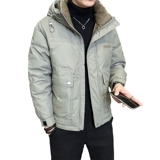 店主风2024冬季新款羽绒服男短款连帽羽绒面包服外套8131--P185，男装羽绒服，电商D238