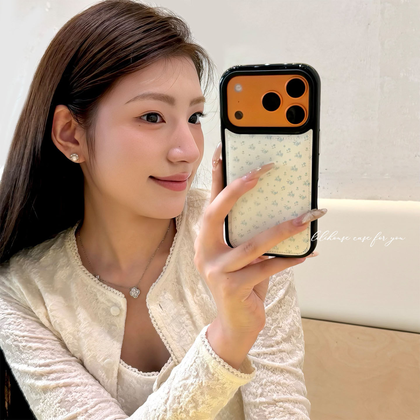 lilihouse韩国ins少女气质温柔唯美雾霾蓝碎花17适用17pro苹果17ProMax手机壳iPhone16全包15新款14Pro保护套,3C数码配件,手机保护套/壳,淘宝优惠券,粉丝福利购,淘宝优惠卷