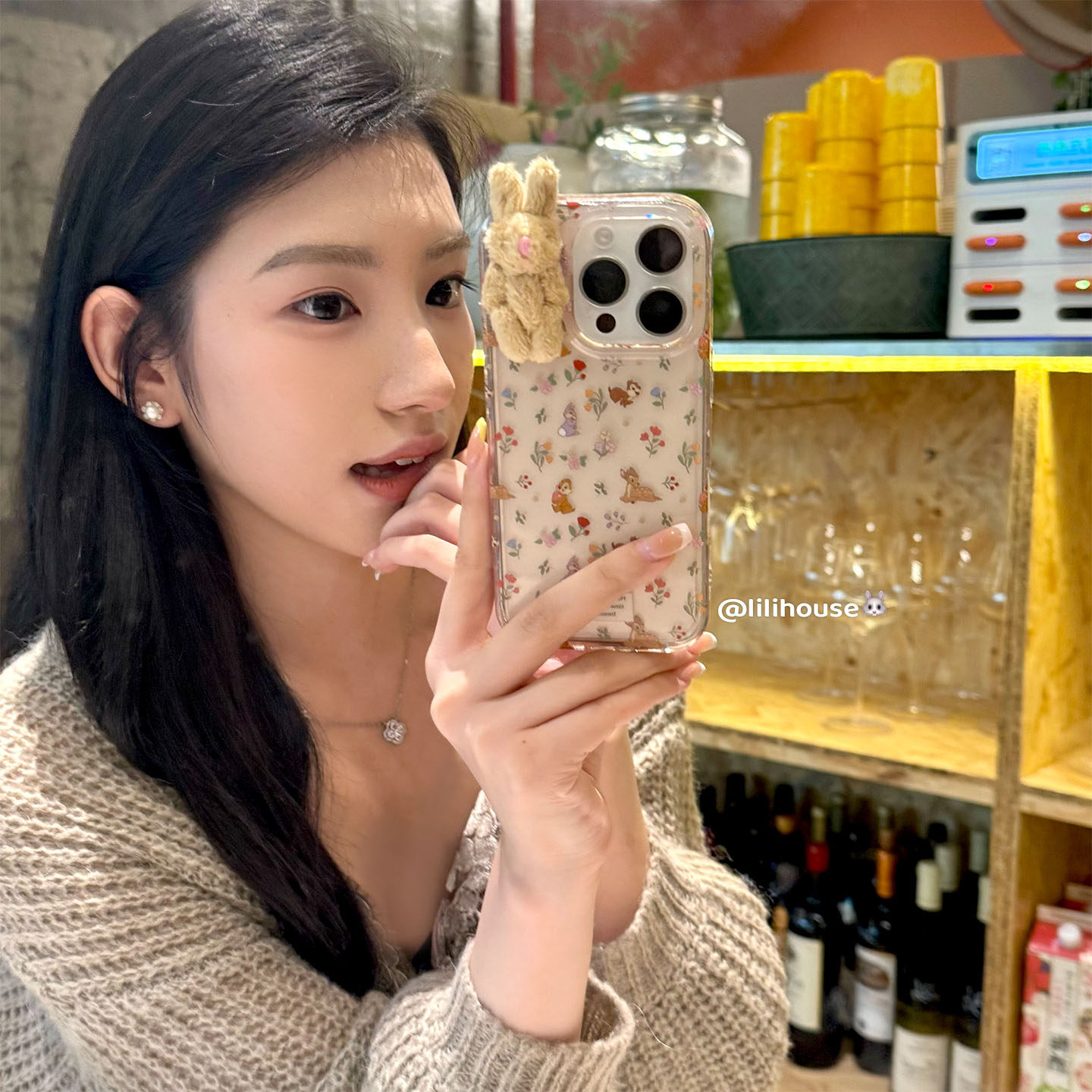 lilihouse韩国ins可爱少女心碎花小鹿毛绒兔子17适用17pro苹果17ProMax手机壳iPhone16全包15新款14Pro保护套,3C数码配件,手机保护套/壳,淘宝优惠券,粉丝福利购,淘宝优惠卷