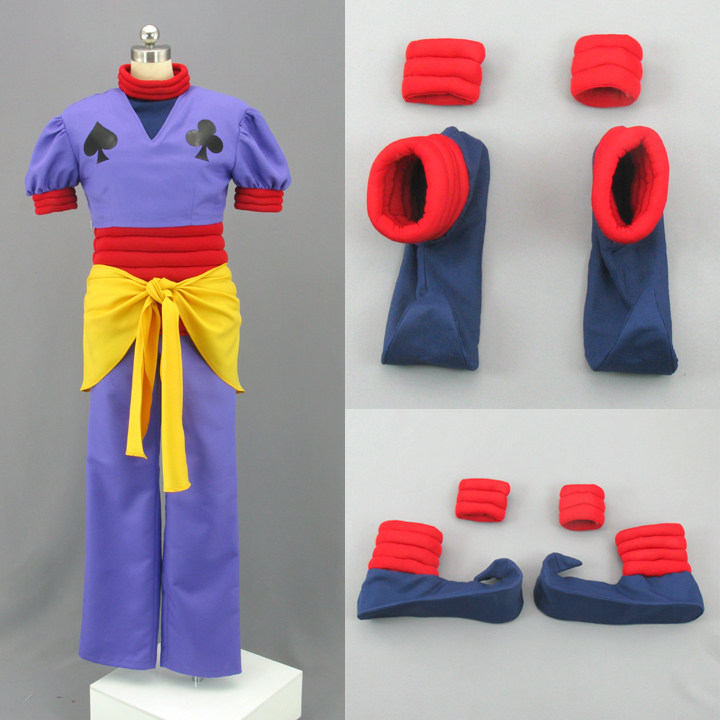 『茶园河COS』HUNTER X HUNTER/全职猎人-西索/希索加 COS服紫色 - 实物图