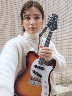 MusicBus音乐巴士电曼陀铃静音藏族乐器有纯色圆斑虎纹枫擦色正品