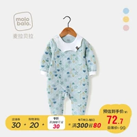 Quần áo trẻ em mùa xuân và mùa thu chăn bông cotton dài tay ấm romper dày romper nam và nữ quần áo trẻ em - Áo liền quần ao so sinh be trai