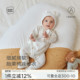 睡衣 麦拉贝拉婴儿护肚连体衣宝宝春秋爬爬服纯棉长袖 胎柔棉