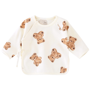 【半背衣/上衣清仓】0-3月新初生婴儿儿无骨a类宝宝四季款和尚服