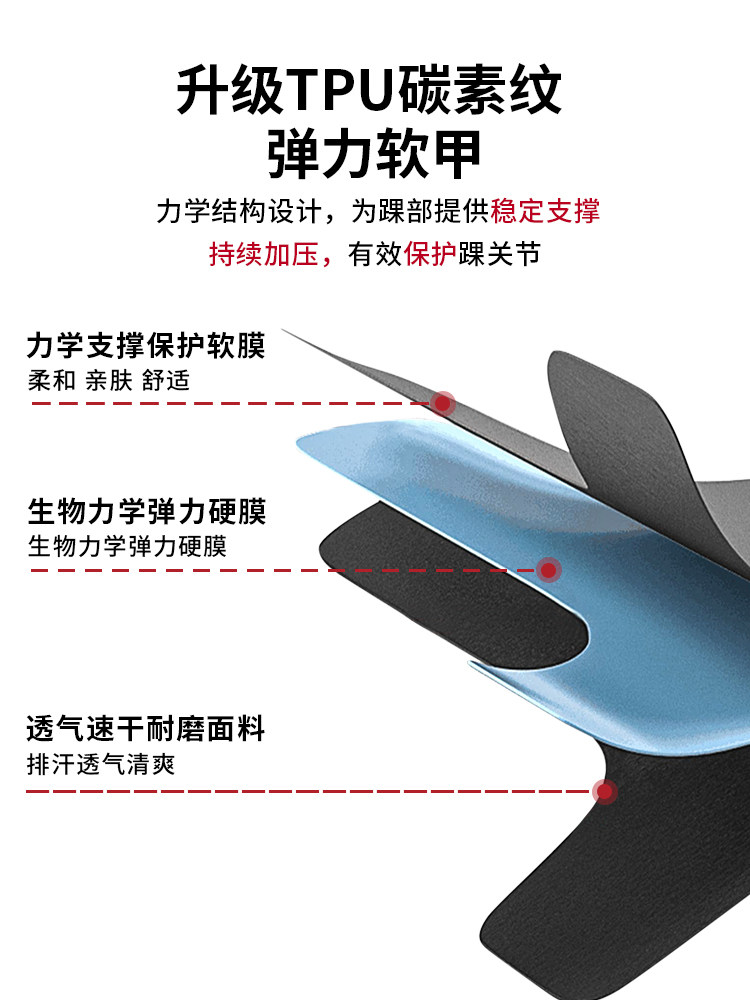 PROIRON/普力艾护踝防崴脚护脚踝套护具篮球足球跑步保护套男女