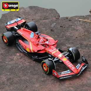 法拉利F1模型SF24比美高1:18正版赛车模型方程式合金车模勒克莱尔