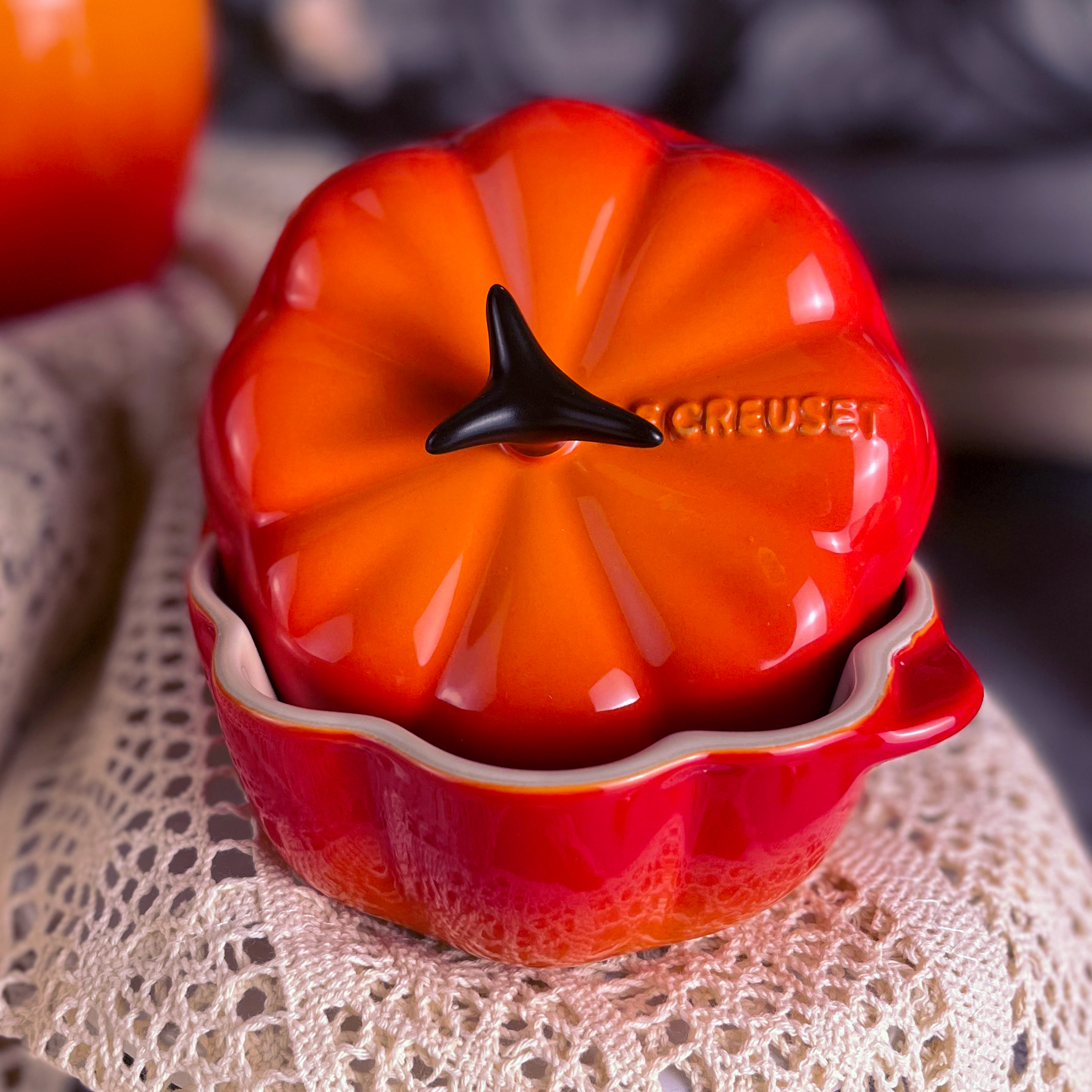 珠光烤罐酷彩陶瓷带盖