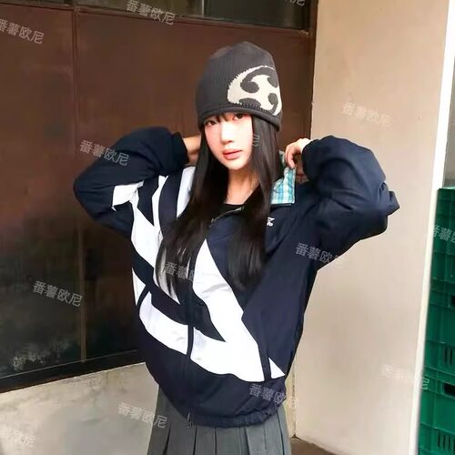 番薯欧尼自制sansangear齿轮提花针织毛线帽薄款卷边美式包头帽夏