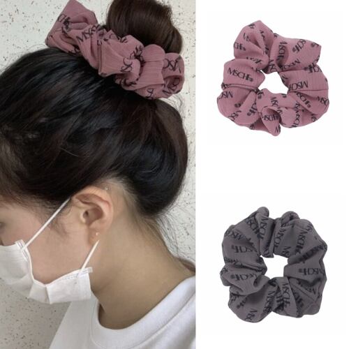 番薯欧尼自制MSCHF大肠发圈女韩国网红简约百搭雪纺头绳皮筋发饰