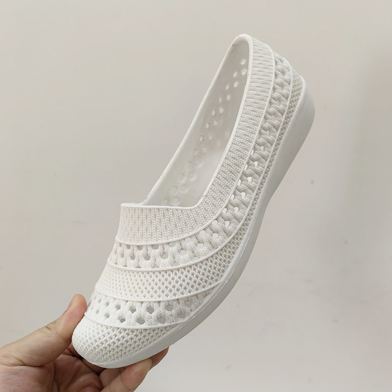 东盟温突拖鞋凉鞋夏女户外休闲用鞋新款防滑轻盈透气硅胶鞋洞洞鞋