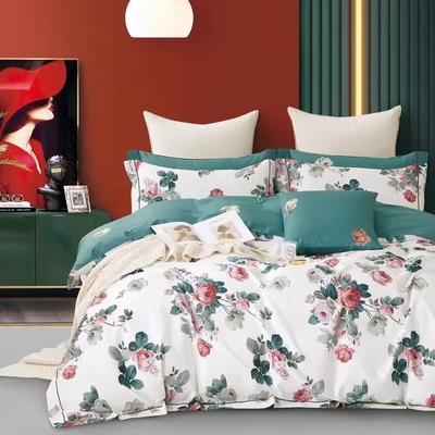 铂金凯丽全棉四件套纯棉床单被套