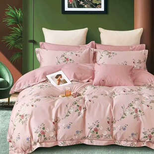 铂金凯丽家纺南通叠石桥床上用品被套四件套纯棉全棉100被罩床单4