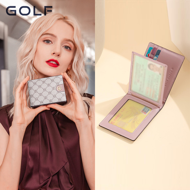 GOLF卡包女式驾驶证多卡位皮套