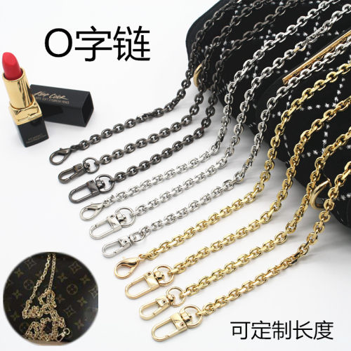 女包包链链条斜挎带子金色银色