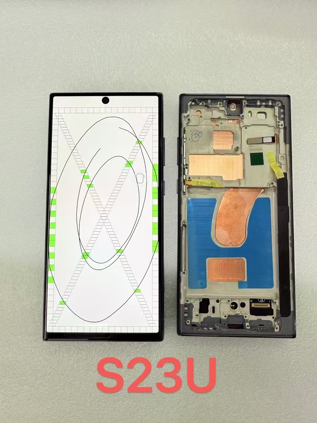 适用于三星s20 s21 s22 s23 s24 ultra 屏幕总成 液晶显示屏带框
