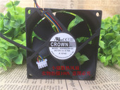 机箱直流散热风扇4线 台湾惯展CROWN 0.7A 12V AGE08025B12U 8025