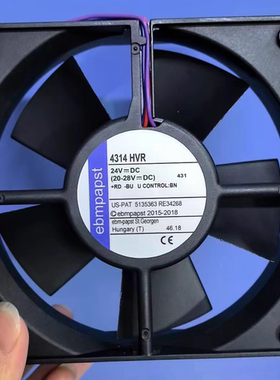 全新 4314HAR 4314HVR 高宝海德堡印刷机收纸3线调速散热风扇