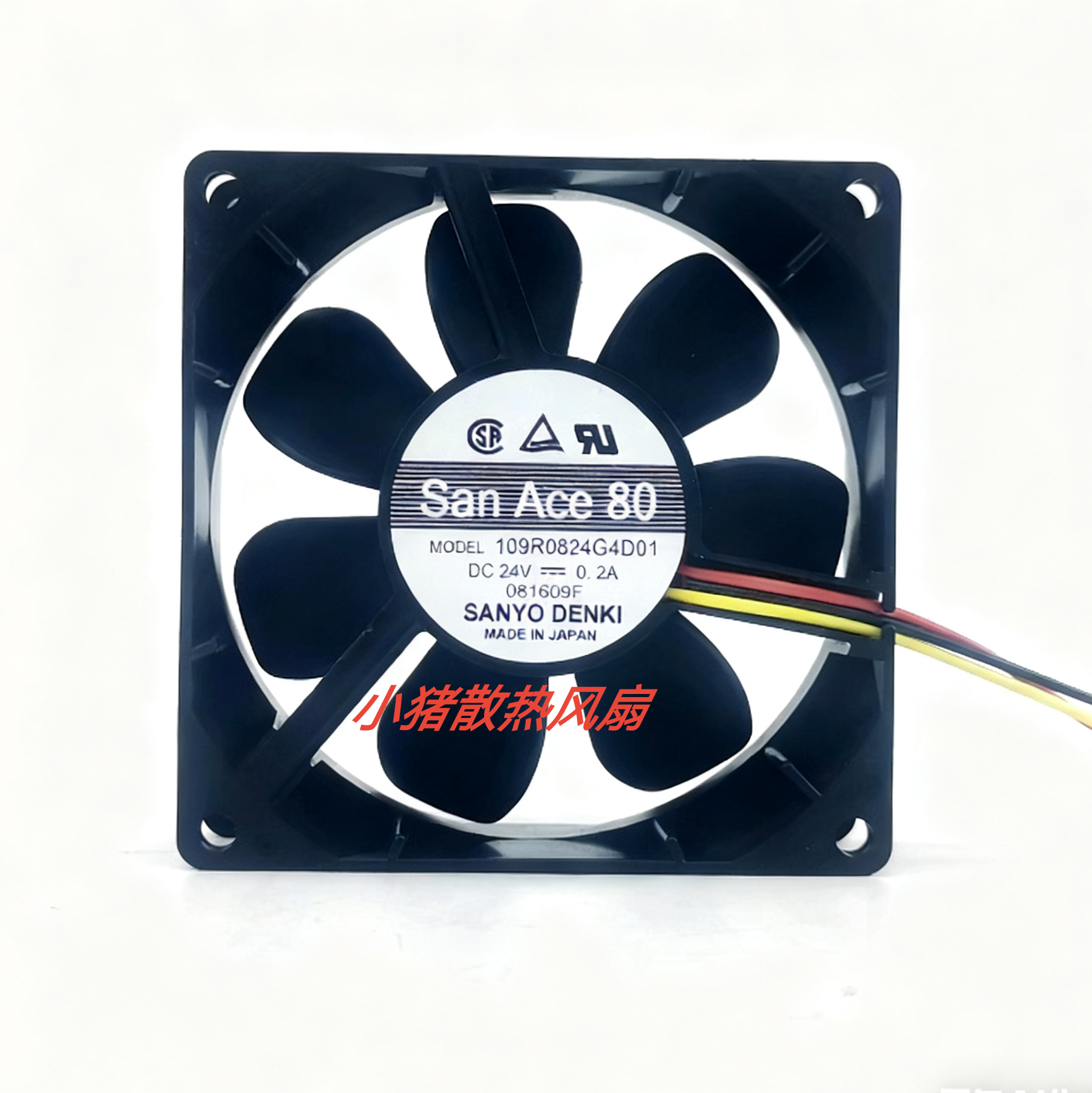SANYO/三洋 8025 8CM 109R0824G4D01 DC24V 0.2A 变频器散热风扇