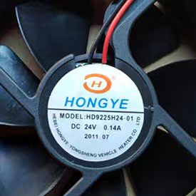 全新 HONGYE HD9225H24-01 9CM 24V 0.14A 9025 变频器 散热风扇