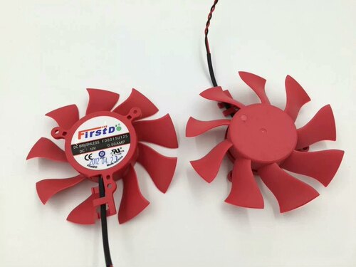 蓝宝石HD5770 HD6770 HD7750 HD7770 HD7850 显卡风扇 7.5cm两线