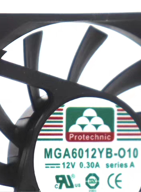 MGA6010YB-O10 12V 0.30A 6010 6CM/厘米 永立 散热风扇