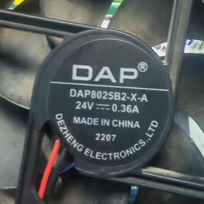 DAP8025B2-X-A 24V 3500RPM 80x80x25mm 8厘米灯光散热风扇