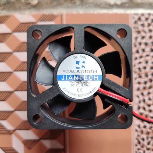 JC5015S12H 12v0.05a 外径5cm公分伏排气雕小方形里风机jiantech