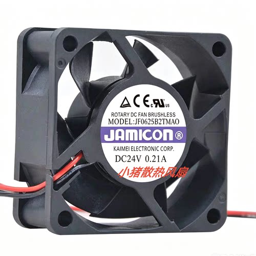 JAMICON JF0625B2TMAO 24V 0.21A 6CM 6025变频器风扇