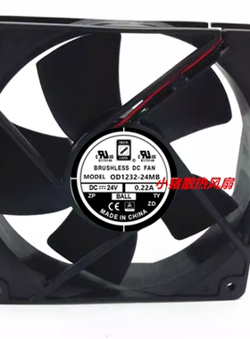 OD1232-24MB FAN DC 120X32 24V 107CFM 24V 0.22A 变频器风扇