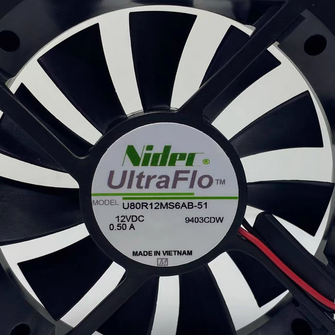 全新日本 NIDEC U80R12MS6AB-51 8015 12V 0.50A 机箱大风量风扇