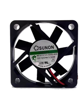 SUNON建准 5010 12V 1.32W 机箱散热风扇 ME50101V1-1000U-A99 5C