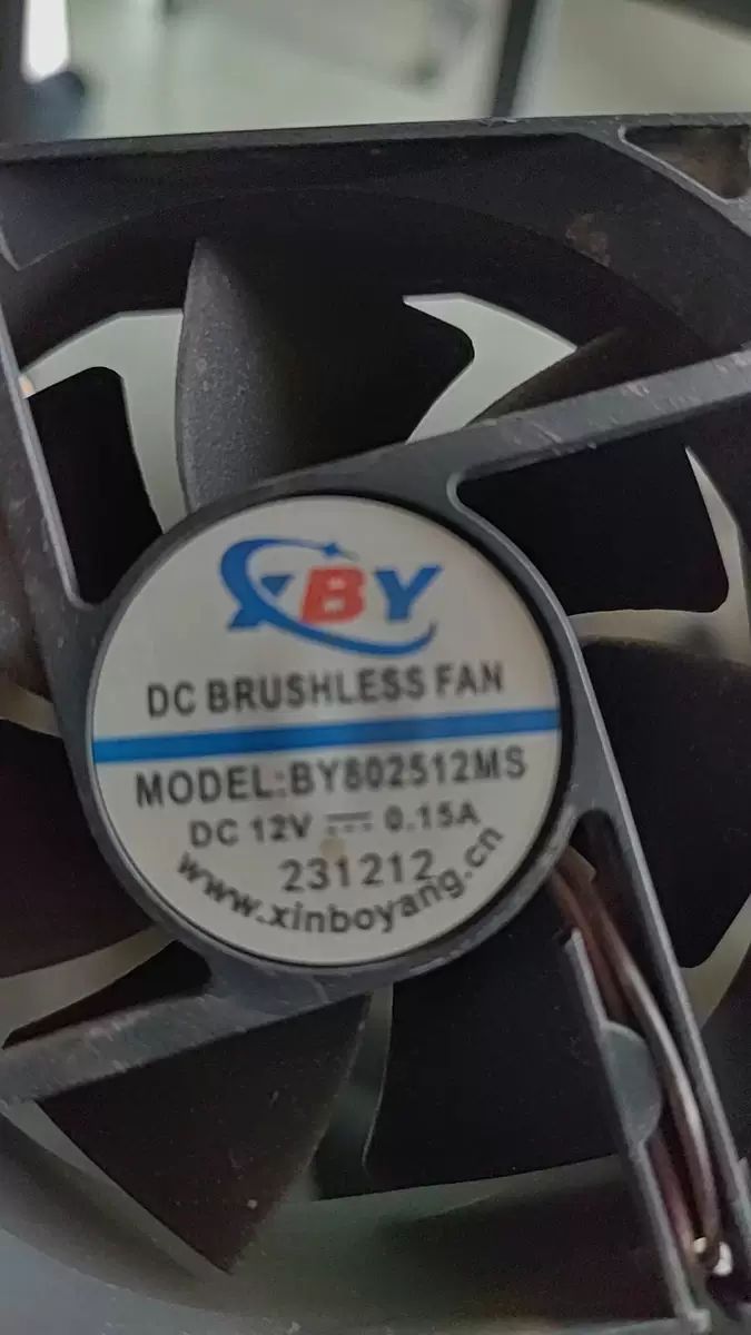 BY802512MS 全新DC12V伏0.15A 8cm 8025功放机变频器排气散热风扇