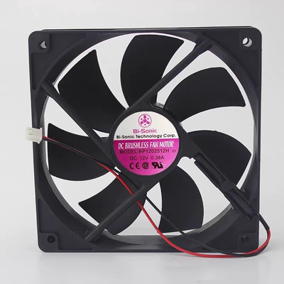 全新台湾百瑞Bi-Sonic 12CM DC12V 0.38A变频器风扇BP1202512H C1