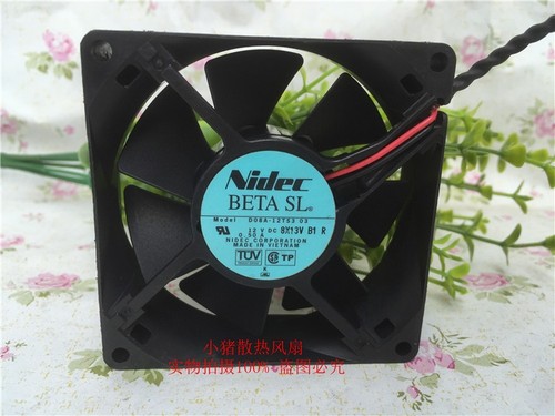 原装Nidec  D06T-12PS2 D08A-12TS3 12V D09A-12TU 03散热风扇2线