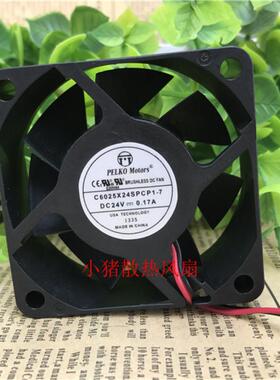 全新派尔可 6CM 轴流散热风扇 24V 6025 0.17A C6025X24SPCP1-7