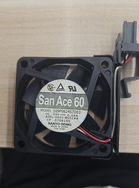 SanAce60数控机床风扇109P0624S7D03 24V 0.08A A90L-0001-0552#A
