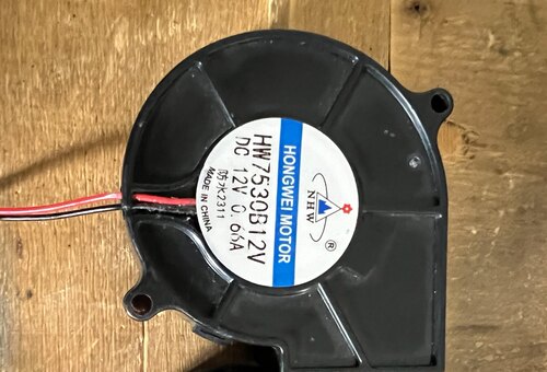 NHW HONGWEI MOTOR H7530B12V 12V 0.66A 7CM防水散热风扇