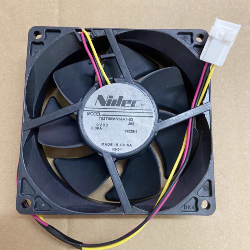 全新T92T09MS1AA7-53 J65AB 9V DC 0.09A 4808AFW 3线散热风扇