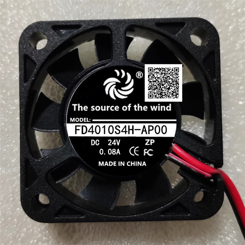 散热风扇 FD4010S4H-AP00 DC24V 0.08A双线轴流小风机4CM 40*10MM