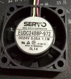 伺服SERVO EUDC24B8S  24V  0.05A  1.1W  4CM4013 变频器风扇3线