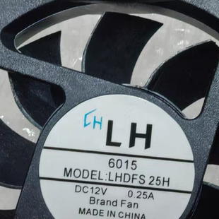 DC12V 0.25A 6015 全新MODEL 15mm 25H 电源散热风扇 LHDFS