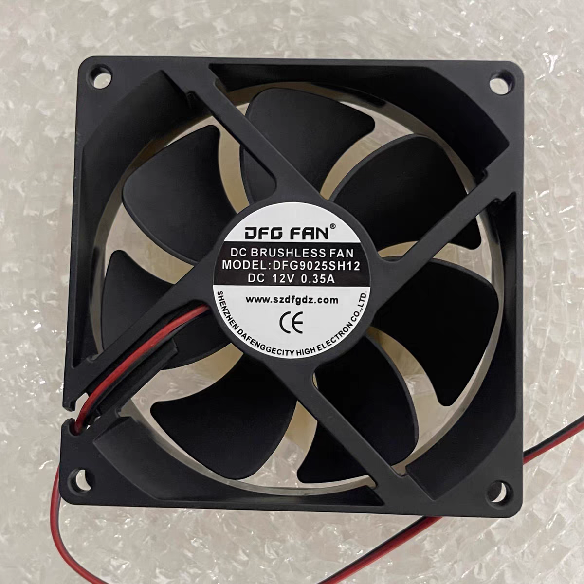 全新 DFG FAN DFG9025SH12 12V 0.35A 9CM 9225 大风静音散热风扇