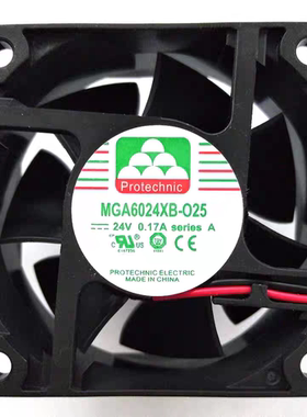 永立超静音MGA6024XB-O25 24V 6CM 4800转 轴流散热风扇 6025
