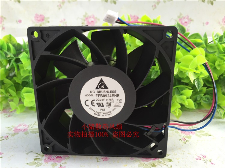 原装正品DELTA台达 FFB0924EHE/VHE/SHE 9038 24V 变频器散热风扇