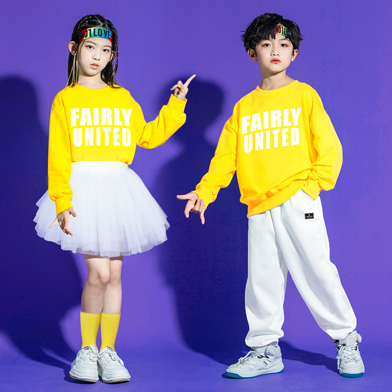 男童女童运动会舞蹈演出服蓬蓬裙