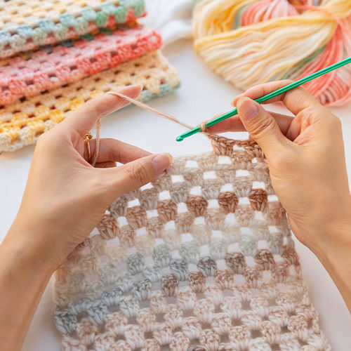 十刻云团喷毛纱渐变线钩织手工diy围巾材料包自制礼物秋冬保暖