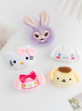 手工布艺装饰围巾帽子包胸针小熊贴皮标字母贴