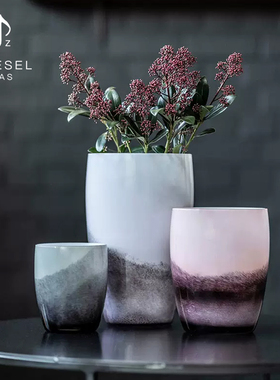 ZWIESEL欧式水晶玻璃台式花瓶