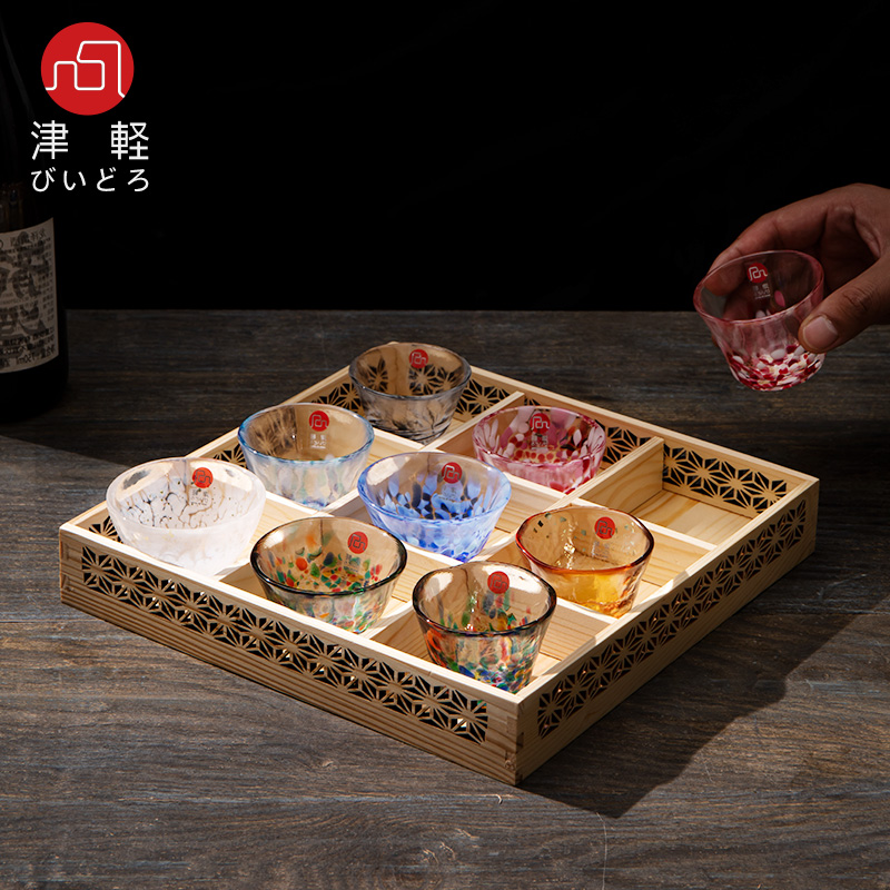 aderia日式普通玻璃烈酒杯